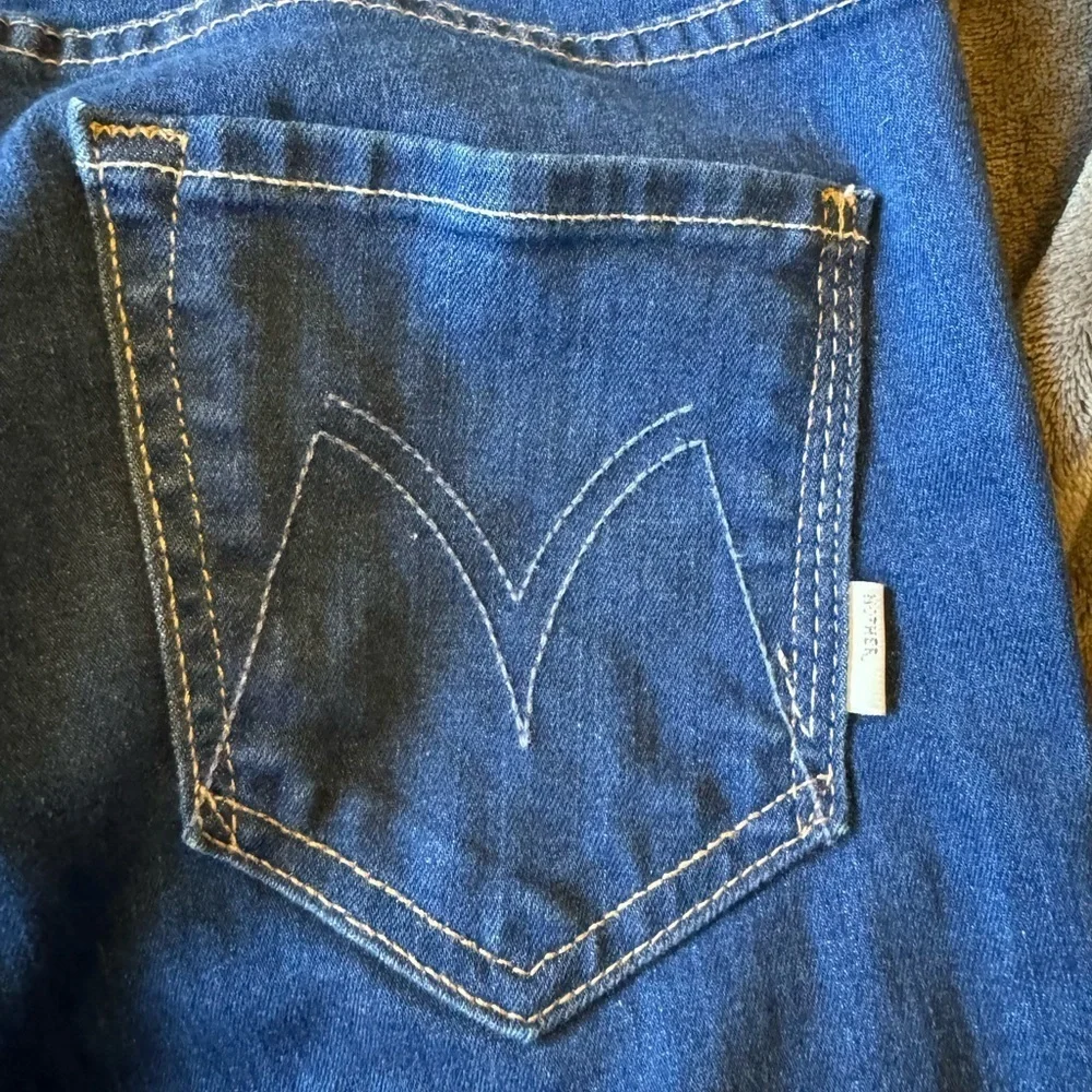 MOTHER The Curfew Blue Flare Jean Size 25 - Picture 7 of 11